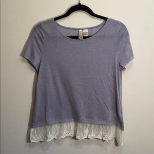 Purple Lace Tee